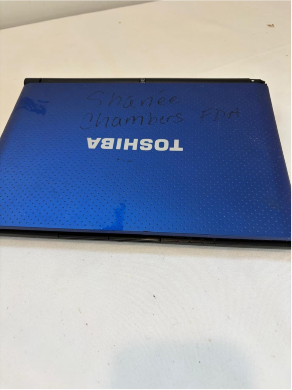 Toshiba Mini NB505 Netbook NB505-N500BL Blue FOR PARTS OR REPAIR As-Is #C158